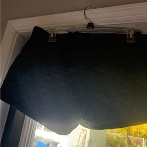 Athleta Black Quilted Mini Shorts